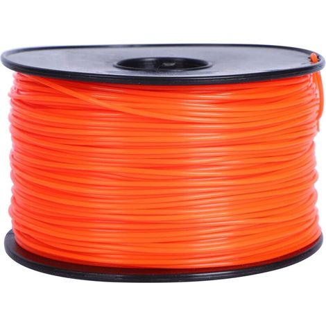 Runde Nylon-Trimmerschnur für Freischneider, Durchmesser: 2,4 mm x 262 m, orange - (1/5)