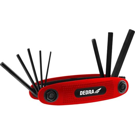 Chiavi a brugola dedra 06F240 pieghevoli acciaio cromo vanadio