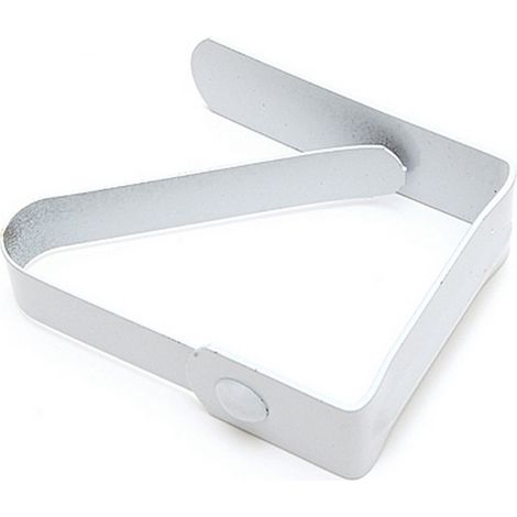 fermatovaglia laccato bianco clip a molla gancio fermatovaglie per tavolo (1/2)