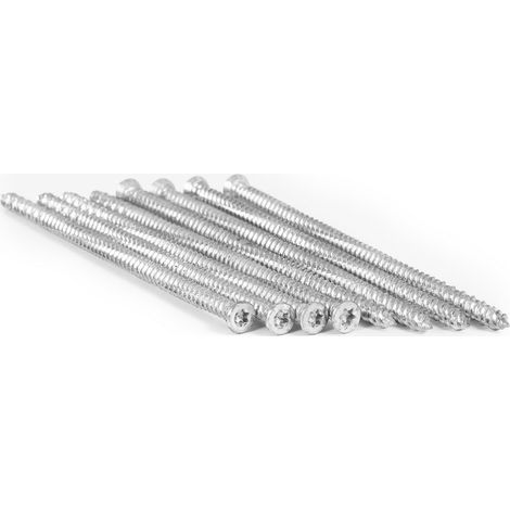 Vis de Fixation Directe pour Huisseries Tête Réduite Torx Ø7.5 x 180 - Acier Zingué Blanc - Boite de 50 PCS – LPP (1/4)