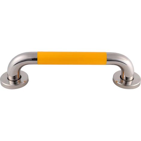 Barre d'appui inoxydable antidérapante pour senior, poignée de sécurité murale WC salle de bain, 38 cm (1/5)