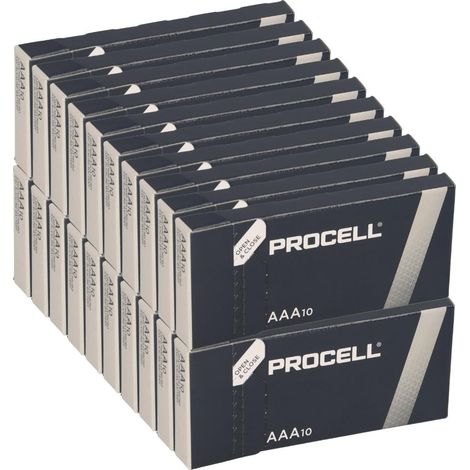 200x Procell AAA MN2400 Micro Batterie (1/5)