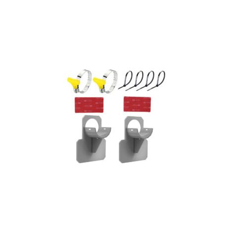 Lot de 2 supports de tuyau pour piscine - Accessoires de tuyau de piscine avec anti-perforation, anti-déchirure, anti-traction (30-37 mm) (1/5)