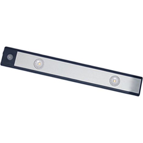 Réglette LED pour placard ultra fine intelligente rechargeable sans fil avec détecteur de mouvement pour armoire 20cm / 7,9in Noir (1/5)