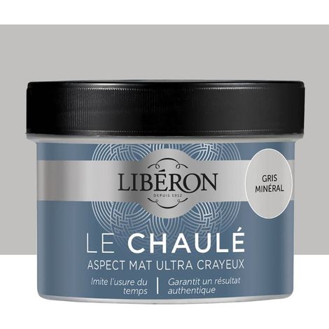 Peinture LIBÉRON Le Chaulé Gris Minéral 0,25 L (1/3)