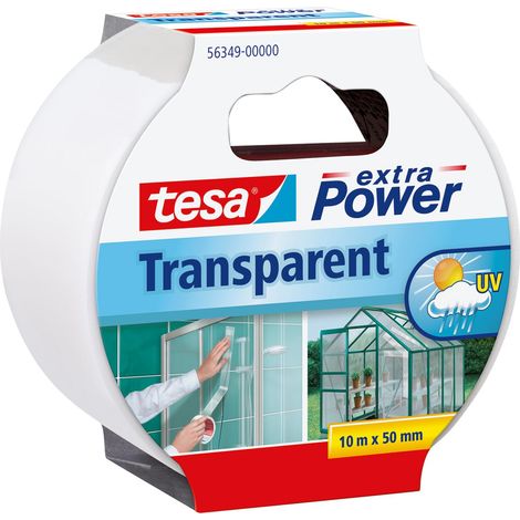 extra Power Ruban de réparation - Transparent - 10 m x 50 mm (1/5)