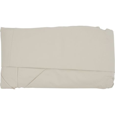 Sonnenschirmbezug T44, 8 Streben 3x3m Polyester, Ersatz-Bezug für Doppel-Ampelschirm T44 terracotta mit Flap