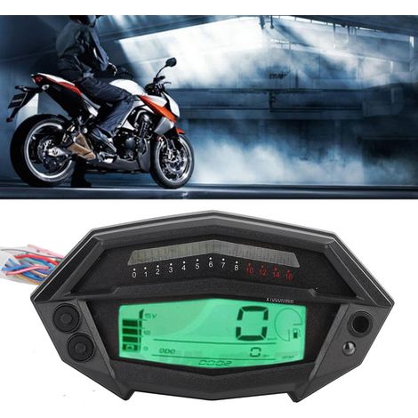 Compteur numérique moto Tachymètre Indicateur de vitesse et de rapport pour Kawasaki Z1000 (1/5)
