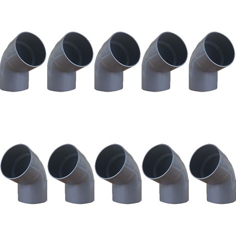 10 coudes PVC 67°30 Mâle/Femelle Ø100 - First Plast (1/5)