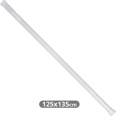Barra extensible para cortina de ducha de 135 a 235cm (1/4)