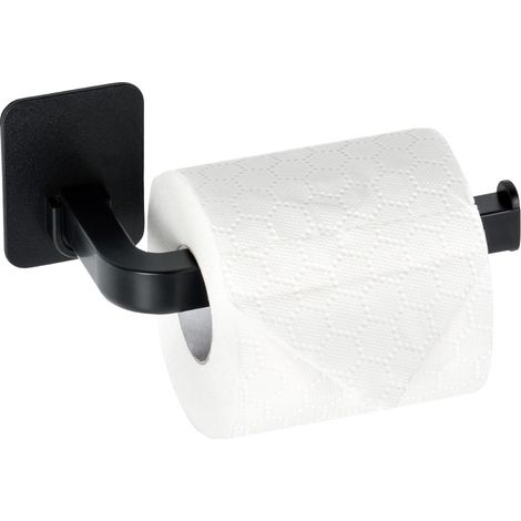 Schwarzer Toilettenpapierhalter 16,5 cm