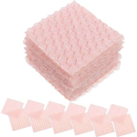 Sacs à bulles pour l'expédition, double paroi, en forme de cœur, rose, 180 pièces (1/5)