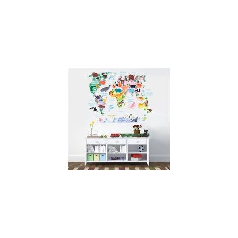 Stickers Muraux Le monde animal Autocollants Muraux Mural Stickers pour Chambre Salon Mur TV (1/5)