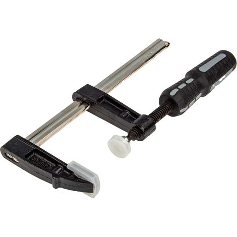 MASTERPROOF PROFESSIONAL Profi Schraubzwinge 50 mm x 150 mm, Temperguss, DIN 5117 (1/4)