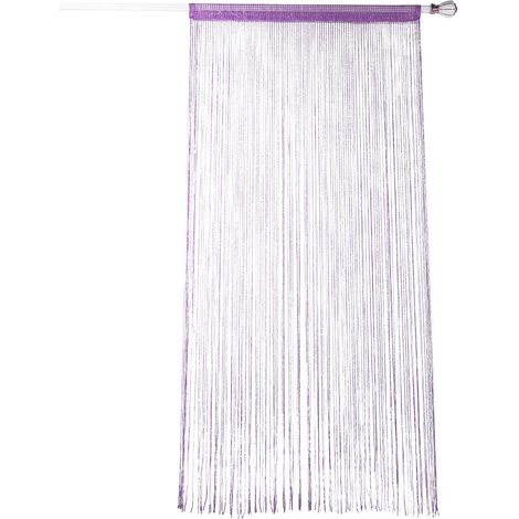 Rideau En Chaîne Avec Glands - Polyester Durable Pour Chambre Et Café - Décoration Fenêtre Intérieure - 1 Pièce (1/5)