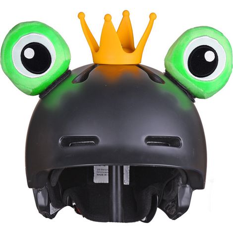 Couronne de Grenouille Mignonne avec Rubans pour Casque de Ski, Moto et Snowboard (1/5)