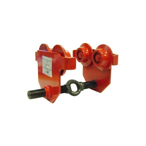 Chariot porte palan deplacement par poussée 1000Kg Levac (1/3)