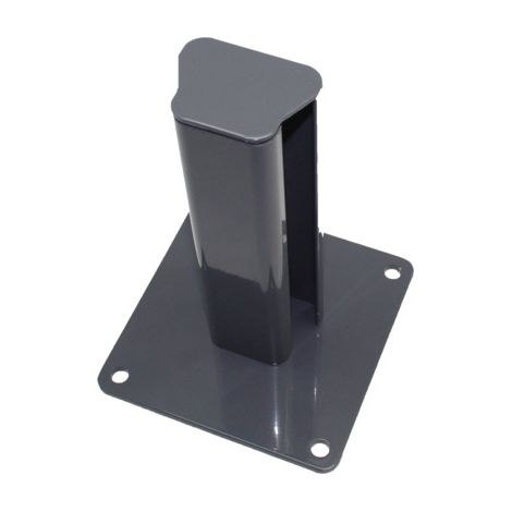 Tapa gris antracita RAL 7015 para poste de valla multiusos - 2mm de grosor, 6.4x7.8cm
