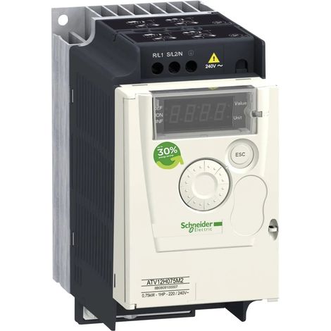 [NEUWERTIG] B-Ware Schneider Electric Frequenzumrichter Umrichter Atv12 H075 M3 Drehstrom 200 V 0.75k W