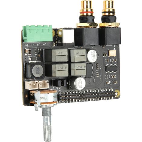 Carte d'extension HiFi DAC+AMP Amplificateur audio numérique Lecteur de musique pour Raspberry Pi X5500 (1/5)