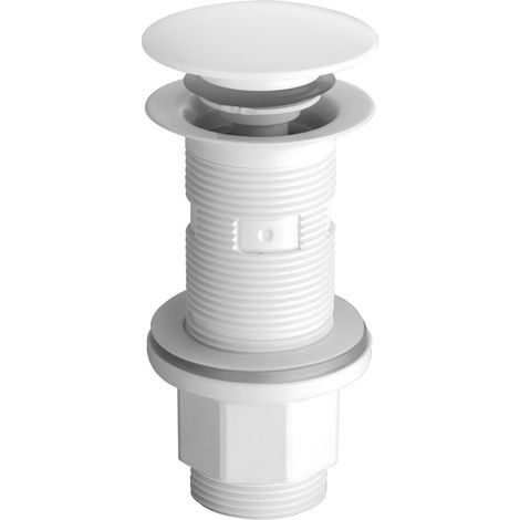 Bonde de lavabo recoupable Ø64 11/4 – Ouverture par pression – Compatible jusqu'à 90 mm – Nettoyage rapide – WA32006
