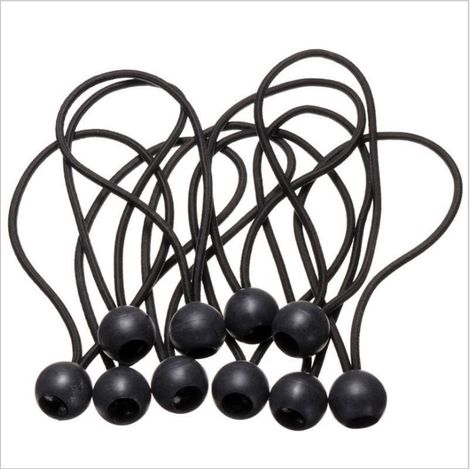 30pcs Tendeur Elastique, Tendeurs Elastique Caoutchouc avec Boule, pour Bâche,Pavillon,Tente,Rideaux,Grillage Jardin.Fixation de Bâche de Serre,Fixation de Bâche de Remorque. (1/5)