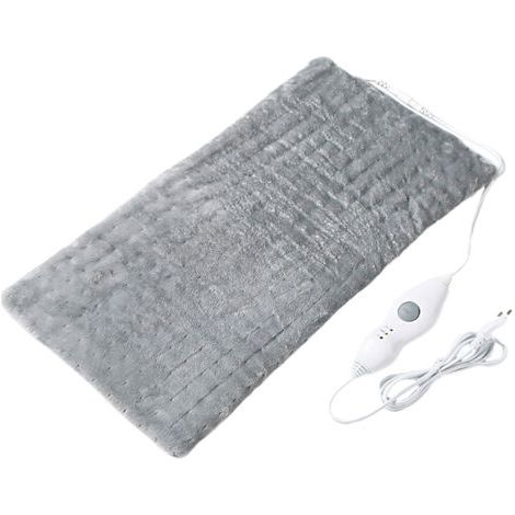 QORVA- Couverture chauffante électrique, soulagement doux de la douleur, couverture de lit multifonctionnelle à chauffage rapide pour l'hiver