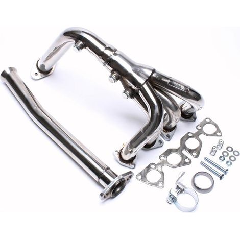 Collecteur d'echappement en inox pour Peugeot 206 1,6 16v de 1998 à 2005-16443060