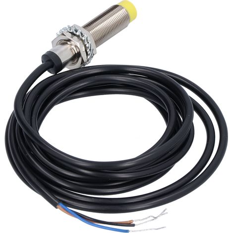 Capteur de Proximité Inductif M12 PNP NO, 3 Fils DC 6-36V, Détecteur TOSD-04-500 pour Automatisation