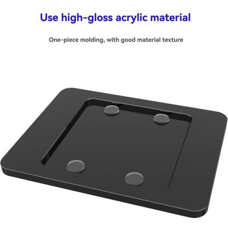 Support Moniteur - Acrylique - Pour Ecran 24 Pouces - Compatible Versions M1 M2 M3 - Stabilite Renforcee - 1 Unite (1/5)