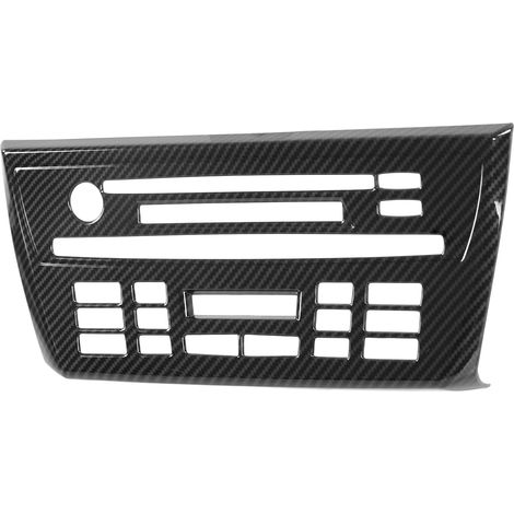 Car CD Panneau Central Fibre de Carbone Film Protecteur Cadre Autocollant pour BMW X3 E83 2006-2010 (1/5)
