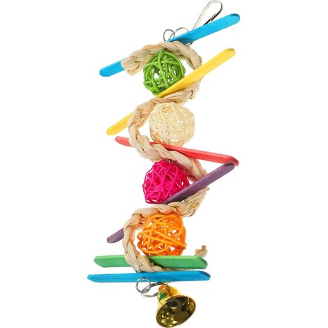Parrot Chew Toy, Hanging Bird Cage Toy, Parakeet Food (1/5)