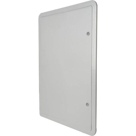 Sportello portello porta in abs grigio l 450 x h 650 x p 22mm per ispezione (1/8)