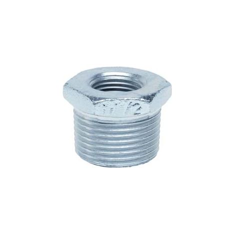 RIDUZIONE ESAGONALE GHISA ZINCATA- - M 1 1/2 F 1 1/4 - 5 pezzi