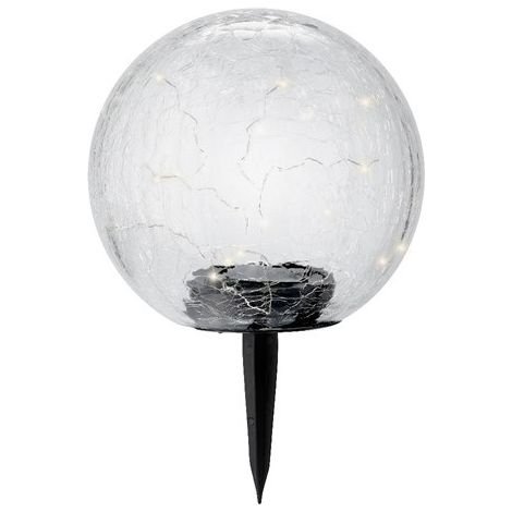 LAMPADA SOLARE 20 MICROLED BIANCO CALDO D.19CM A B