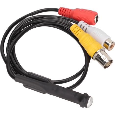 Caméra de surveillance mini portable 1000 TVL, grand angle, faible bruit, alimentation 12V 1A, compatible avec PC, ordinateurs portables et écrans NTSC