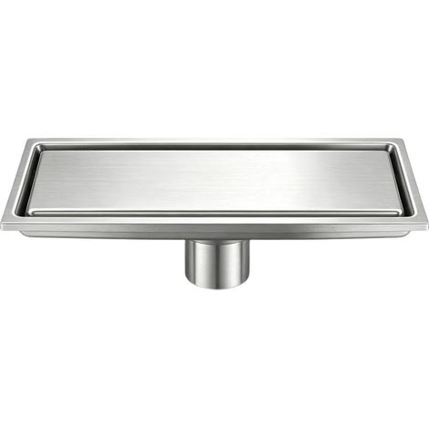 Grille de douche 10x30cm, pour sol, drainage et salle de bain (1/5)
