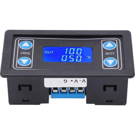 Générateur de signaux, boîtier ABS, générateur de fonctions automatique avec écran LCD pour la variation d'intensité PWM 3,3 V – 30 V (1/5)