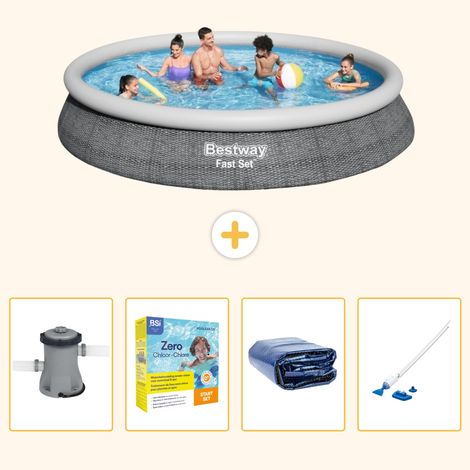 Bestway Bestway Fast Set Ronde - 457x84 cm - 5-pièces S196 (1/5)