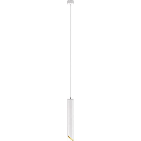 Maytoni Lipari Plafoniera a sospensione sottile bianca, oro, 40 cm, GU10 (1/4)