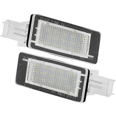 Éclairage de plaque d'immatriculation LED pour Dacia Duster 10-15 (1/5)