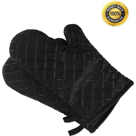 MINKUROW Guanti Da Forno Antiscivolo Premium (Confezione Da 2) Fino A 240°C - Guanti Da Griglia In Silicone Estremamente Resistenti Al Calore Guanti Da Barbecue - Guanti Da Forno, Per Cucinare, Cuocer (1/4)