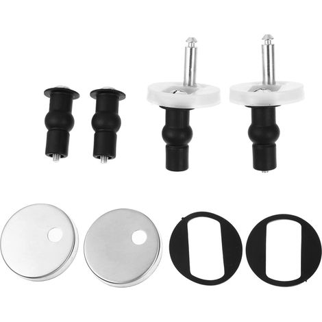 Kit Fixations Remplacement pour Wc Abattant, Embouts Caoutchouc (1/5)
