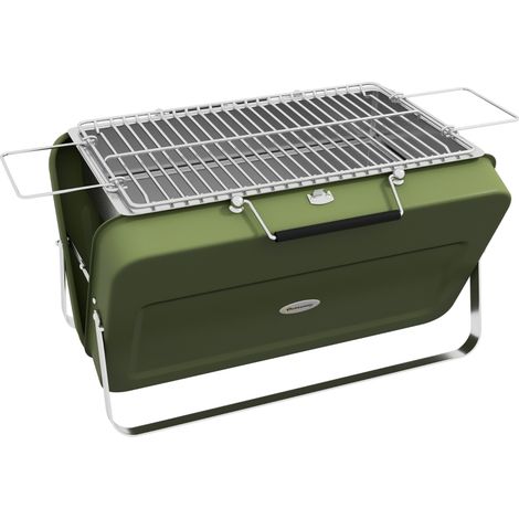 Mini Barbecue à Charbon de Bois Portable 47x30x28 cm, avec Charbon de ...