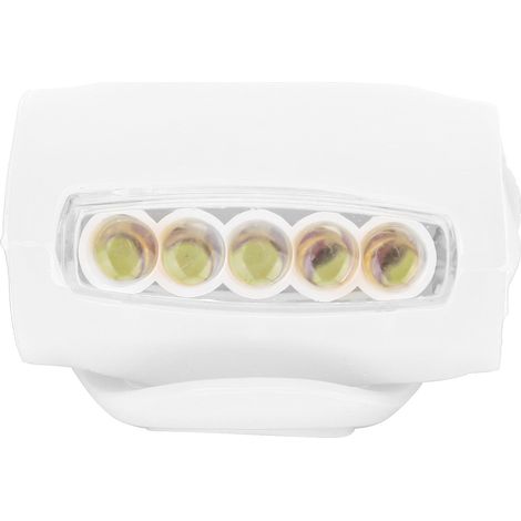 7-LED-Fahrradbeleuchtung vorne und hinten, zweifarbig, weiß (1/5)