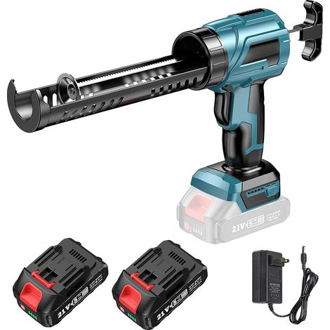 Pistolet à calfeutrer sans fil, vitesse réglable, utilisation polyvalente, version bleue (1/2)