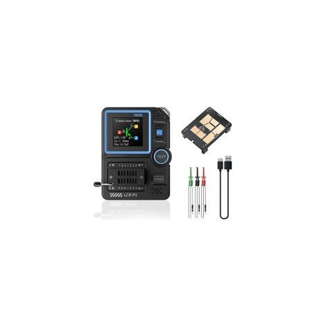 Testeur de Composants Électroniques Testeur de Transistor et Condensateur Multifonction, Mesure Résistance, Capacité, SMD