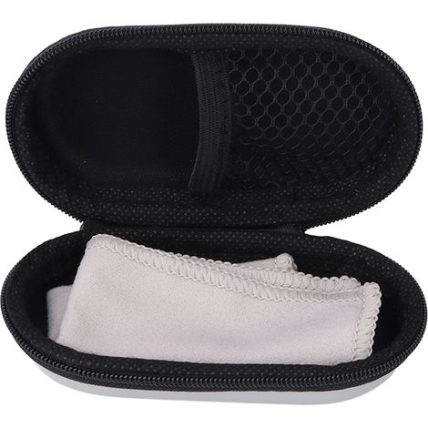 Étui de protection pour appareils auditifs, grand format, plastique compact, design raffiné, boîtier pratique de rangement (1/5)
