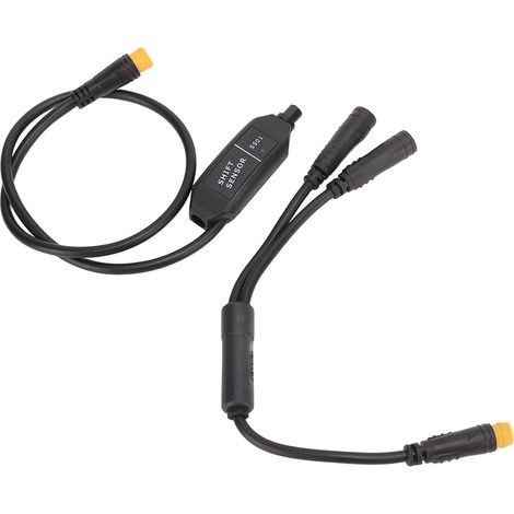 Cable del sensor de cambio de marchas, cable de conexión del sensor de cambio de marchas corto 1T2 con distribuidor de frenos para motor central Bafang, cable del sensor de cambio de marchas corto 1T2