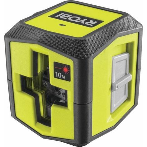 RYOBI - Láser de cruz roja - alcance 10 m - precisión +/- 0,5 mm - Incluye un soporte de fijación y 2 pilas - RBCLLR1 (1/5)
